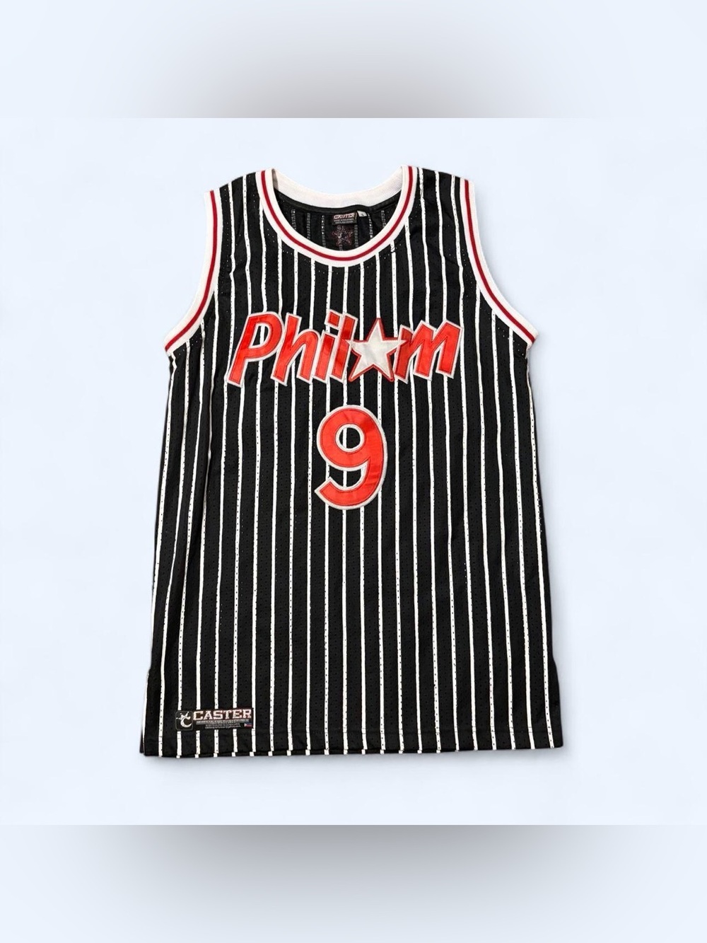 Streetwear Mesh Stripe Basketball Jersey by Caster!